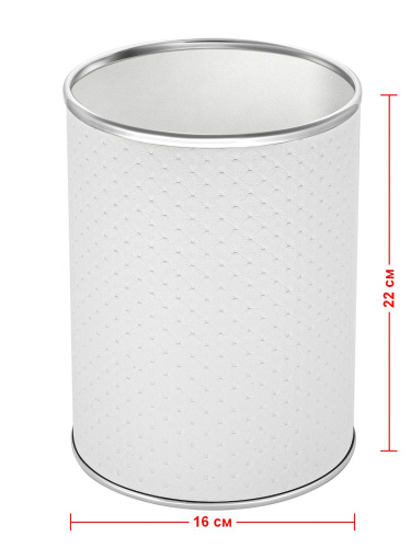 Ведро мусорное Geralis PUNTO M-PWH-B 3 л - фото 2