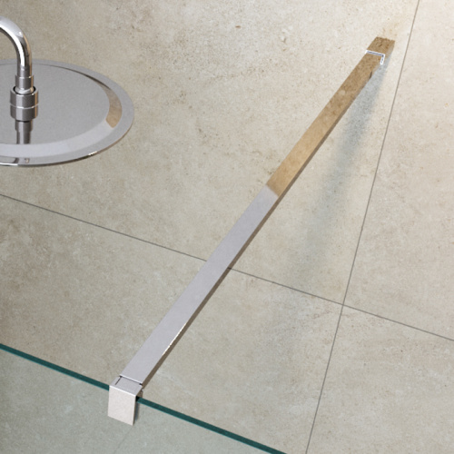 Душевая перегородка Cezares LIBERTA LIBERTA-L-2-130-120-C-Cr 130х195 стекло прозрачное профиль хром глянцевый - фото 3