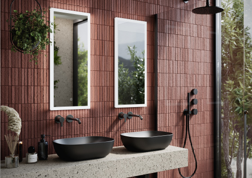 Зеркало в ванную Sancos Polo PL35 35х80 - фото 5