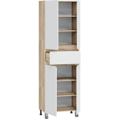 Шкаф-пенал СанТа Марс 700415 60х30х180 напольный цвет янтарный - фото 2