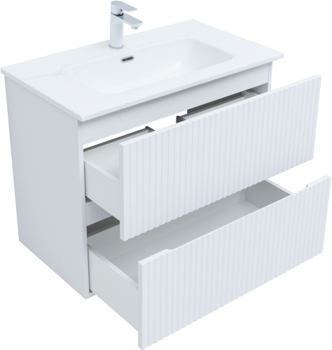 Тумба под раковину Aquanet Джейн 00313286 79х44х64 напольная/подвесная цвет белый - фото 5