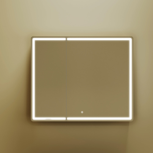 Зеркало-шкаф Sancos Mirror MI90ECH 89х15х74 настенный цвет дуб чарльстон - фото 3