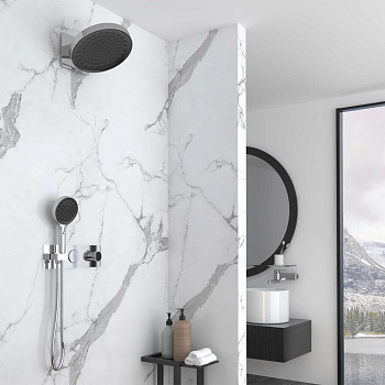 Душевая система Vincea VSFW-422TI3CH встраиваемая в стену с термостатом