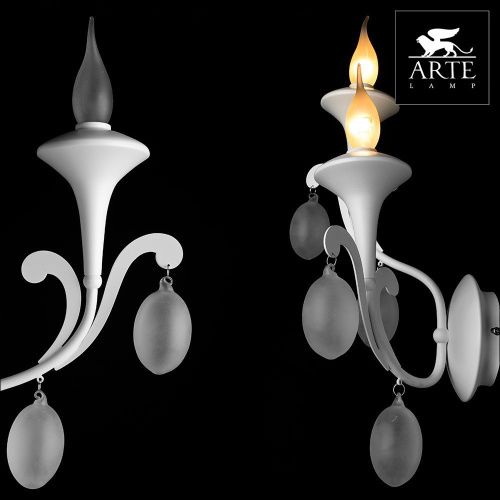 Бра Arte Lamp Montmartre (Монтмартре) A3239AP-2WH - фото 2