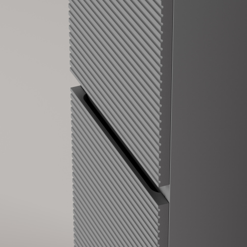 Шкаф-пенал Sancos FOLK PFL35ES 35х35х165 подвесной цвет серый - фото 5