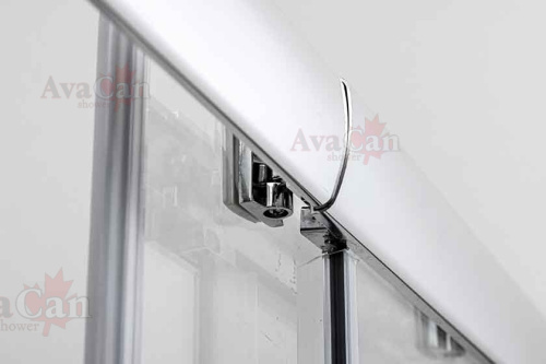 Душевая дверь AvaCan FC120MT 140х195 стекло матовое профиль хром глянцевый - фото 4