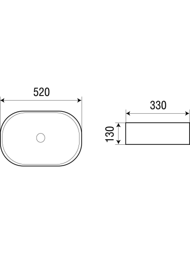 Раковина из санфаянса WeltWasser WW SK 10000003860 52х33 подвесная цвет белый глянцевый без отверстий под смеситель - фото 3