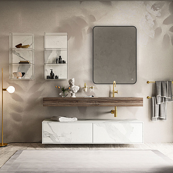 Зеркало в ванную Vincea VLM-3VC600B 60х80 цвет черный