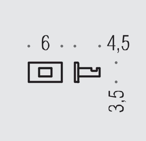 Крючок Colombo Look BLC27.CR - фото 2