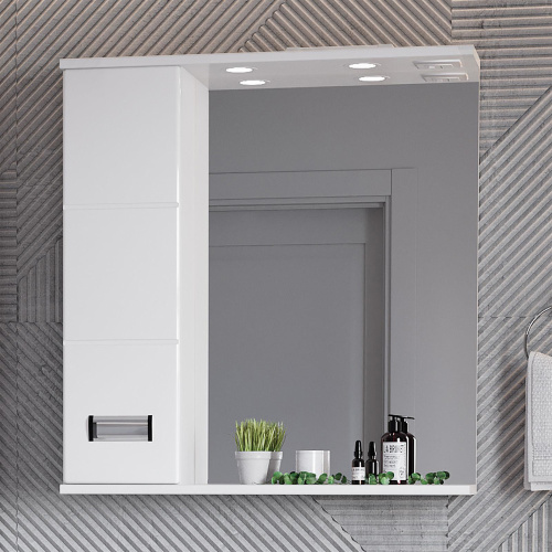 Зеркало-шкаф Onika Балтика 206701 67х16х71 подвесной цвет белый - фото 2