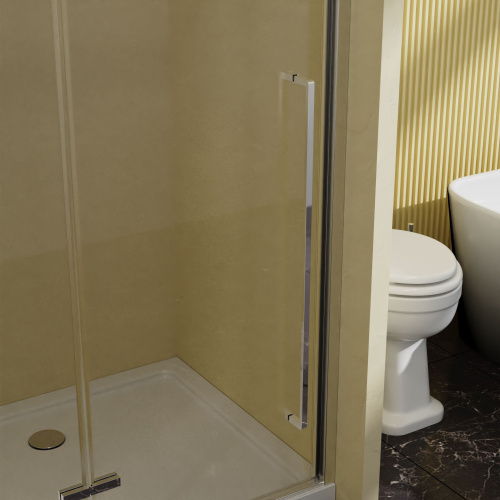 Душевая дверь Vincea Slim-N VDPH-5SN900CL 90х195 стекло прозрачное профиль хром глянцевый - фото 3