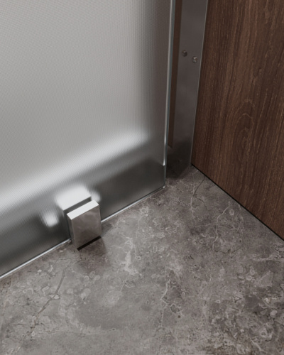 Душевая дверь Cezares MOLVENO MOLVENO-BF-1-120-P-Cr 120х195 стекло рифленое профиль хром глянцевый - фото 4