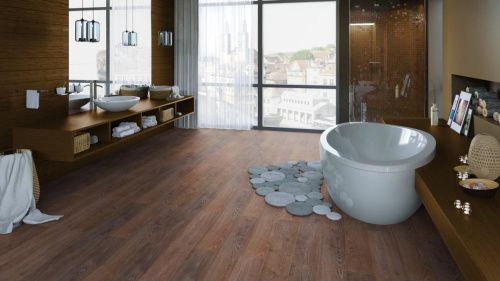 Ламинат Tarkett Estetica 933 Дуб Натур темно–коричневый Т028096 толщина 0,9 см 33 класс 1292х194 - фото 5