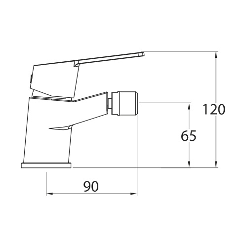 Смеситель Clever Panam Evo Xtreme 60526 на биде хром - фото 2