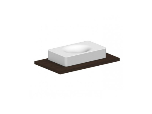 Раковина из санфаянса Scarabeo Fuji 6002 71х43 подвесная цвет белый