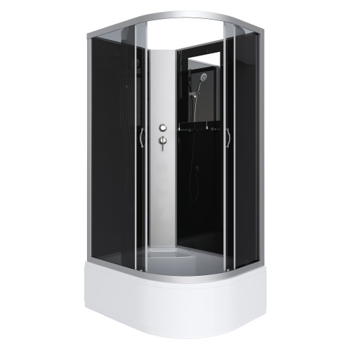 Душевая кабина Niagara Classic 25101434LBK 120х80 асимметричная без крыши ориентация левая