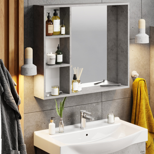 Зеркало-шкаф Onika Девис 208093 80х15х70 подвесной - фото 2