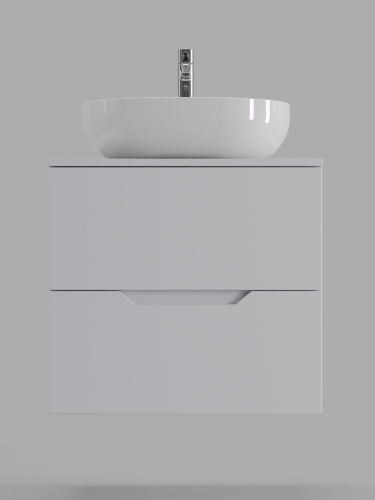 Тумба с раковиной Orange Line Li-60TuwMDF+B05-480W 61х46х70 - фото 3