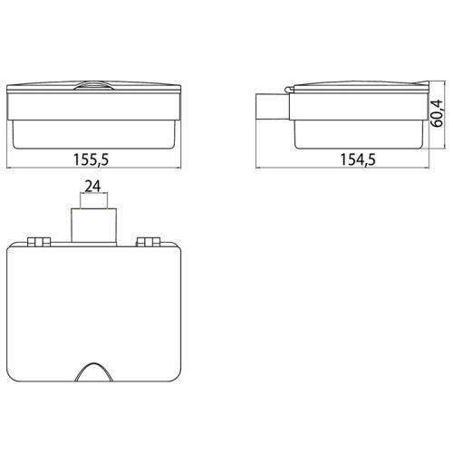 Бокс для салфеток Emco Loft 0539 001 01 - фото 2
