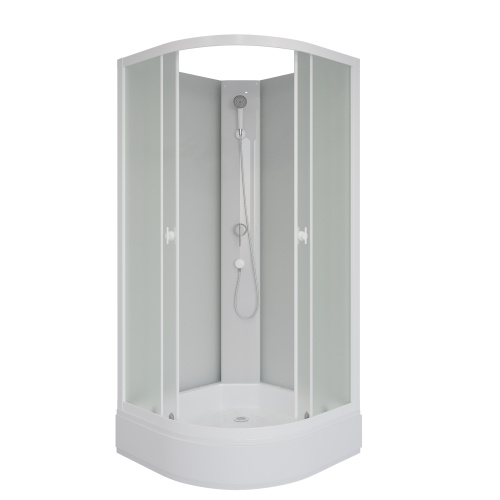 Душевая кабина Niagara Promo P100/26/MT/BK 100х100 четверть круга без крыши ориентация универсальная - фото 2