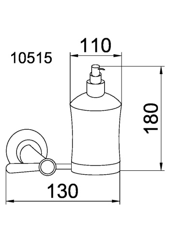 Дозатор Boheme Chiaro 10515 - фото 2