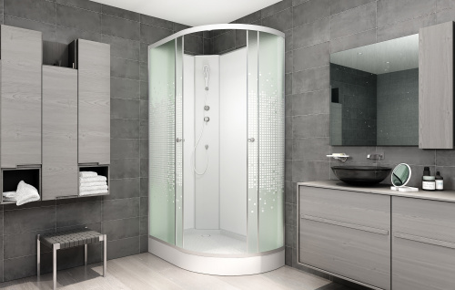 Душевая кабина AvaCan L902LN 120х80 асимметричная без крыши ориентация левая - фото 3