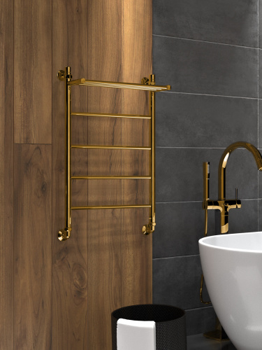 Полотенцесушитель Indigo Line LLSHW80-50GDPK3 53х79 водяной золото - фото 3