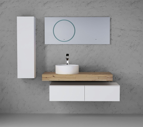 Шкаф-пенал Jorno MODULARE Mdlr.04.110/P/W/JR 30х25х110 - фото 3