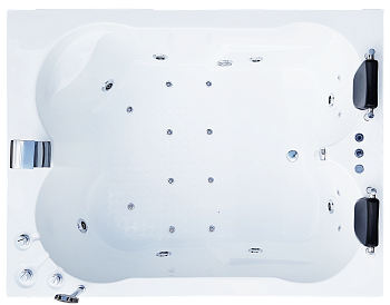 Ванна акриловая гидромассажная Royal Bath HARDON RB083100DL 200х150 пристенная прямоугольная с каркасом