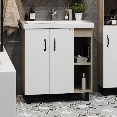 Тумба под раковину Onika Тимбер 107056 66х45х68 напольная - фото 2