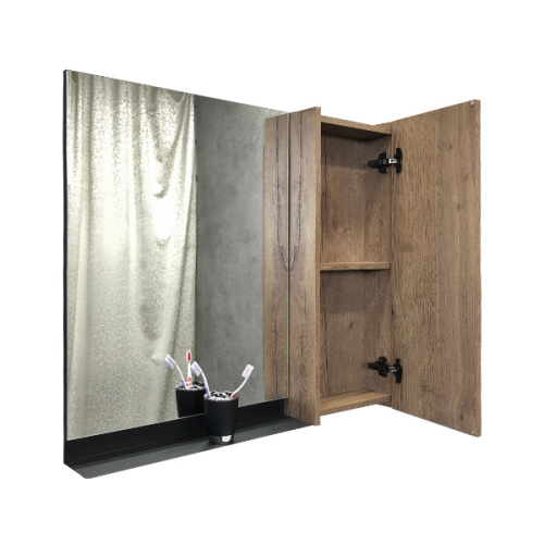 Зеркало-шкаф Comforty Кёльн 00004147987CF 88х14х80 подвесной цвет дуб темный - фото 3