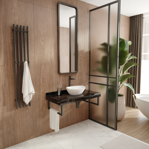 Столешница Teymi Helmi T150310 100х50 подвесная цвет черный - фото 3