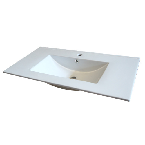 Тумба с раковиной Comforty Турин 00-00014644CF 91х47х50 подвесная цвет дуб белый - фото 3