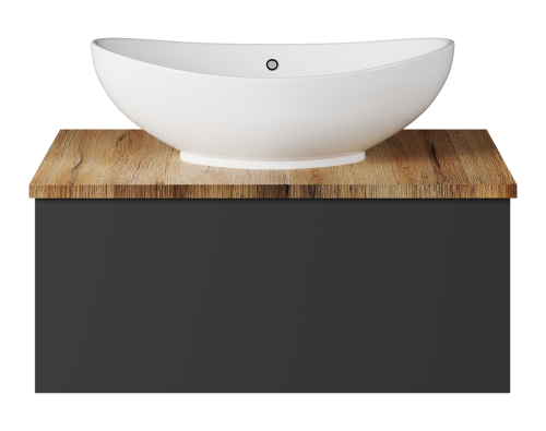 Тумба под раковину Misty Ива П-Ива-01070-481Я 70х45х30 подвесная - фото 2