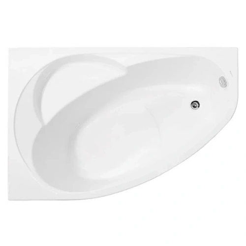 Ванна акриловая Vagnerplast Flora VPBA151FLA3LX-04 150х100 пристенная асимметричная без каркаса