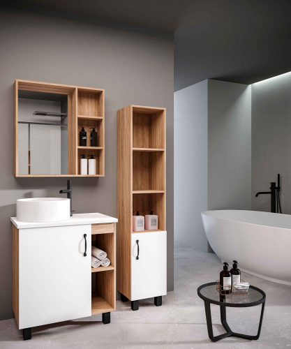 Столешница Grossman Флай 507001 67х44 накладная цвет белый - фото 3