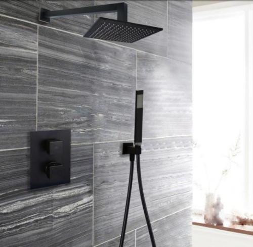 Верхний душ Paffoni Synkro King ZSOF078NO черный - фото 2