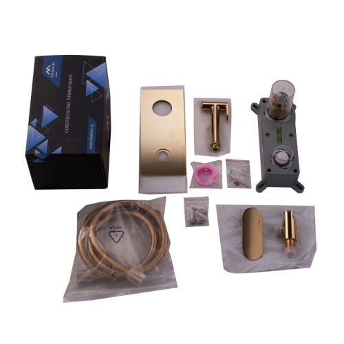 Гигиенический душ со смесителем Fashun A7585-35 золото - фото 5