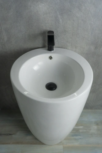 Раковина керамическая Gid Autonomo 81106 49х49 напольная цвет белый 1 отверстие под смеситель - фото 5