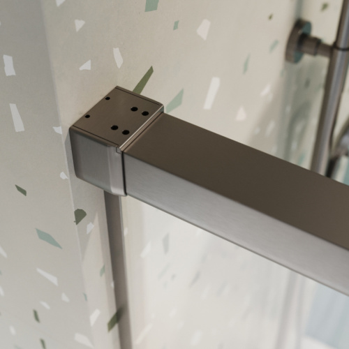 Душевая шторка на ванну Cezares TANDEM-SOFT TANDEM-SOFT-VF-2-180/145-C-GM-IV 180х145 стекло прозрачное профиль оружейная сталь ориентация универсальная - фото 5