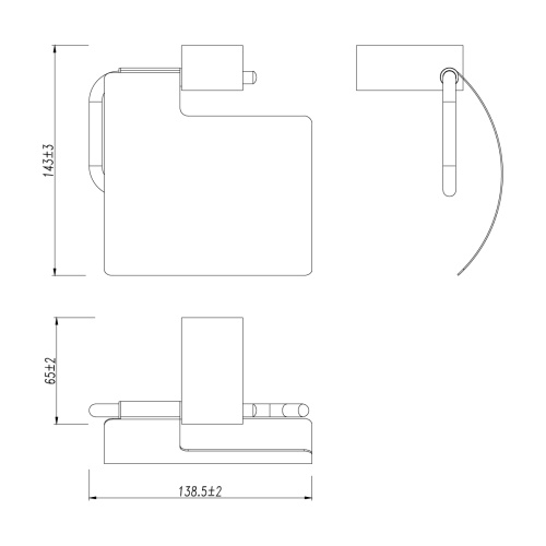 Полотенцедержатель LeMark Smooth line 9721010 - фото 4