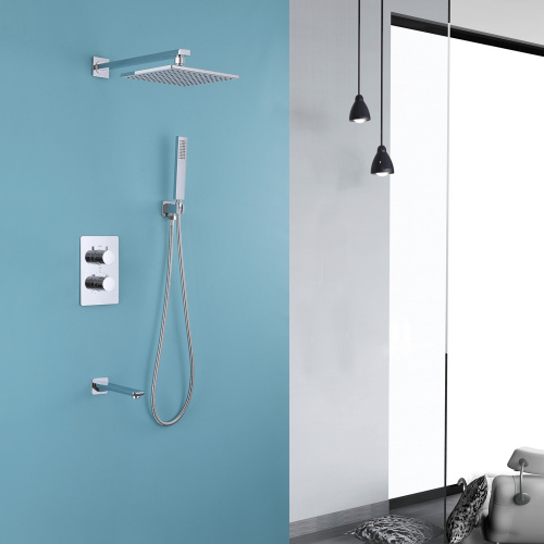 Душевая система ABBER AF8050 встраиваемая в стену с термостатом - фото 2