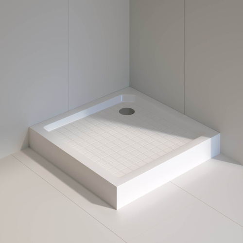 Душевой поддон RGW SMC 57350188-01 80х80 стеклопластик белый с ножками - фото 2