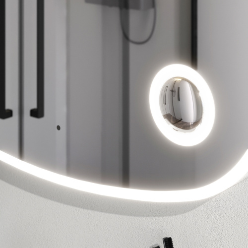 Зеркало в ванную Am.Pm Func M8FMOX1003SA 100х80 цвет серый - фото 5