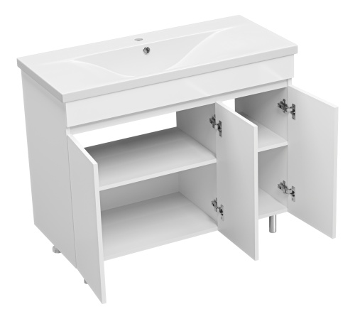 Тумба под раковину Misty Енисей Э-Ени01100-0112Я 100х45х70 напольная - фото 5