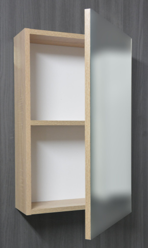 Зеркало-шкаф Corozo Комо SD-00000291 40х17х65 подвесной цвет коричневый - фото 5