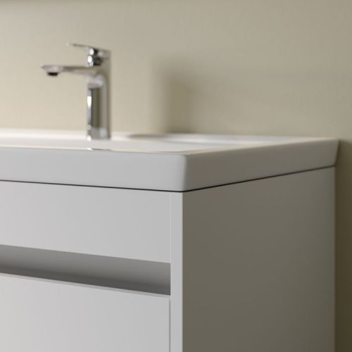 Тумба с раковиной IDDIS Zodiac X ZDX80WNi95K 82х46х59 подвесная цвет белый - фото 5