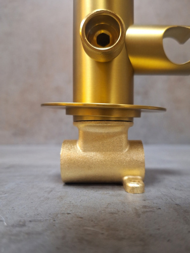 Гигиенический душ со смесителем AltroBagno Modern AltroBagnoModern060117BG золото матовое - фото 5