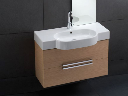 Раковина из санфаянса Hatria AREA YXA001 90х45 подвесная цвет белый - фото 2