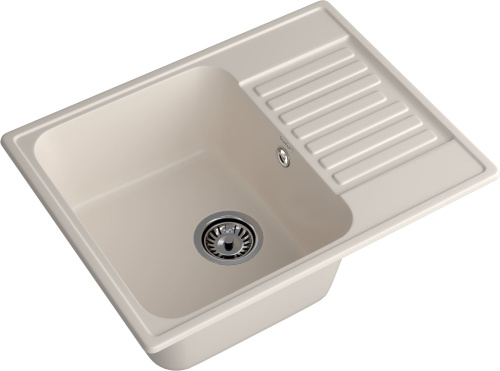 Кухонная мойка Granfest Quarz 13 белый 62х48 цвет белый поверхность матовая - фото 2